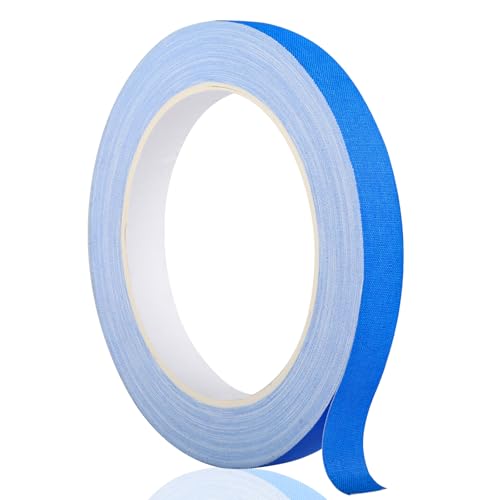 GEYYANG Blue Spike Tape, 1/2 inch x 20 Yards, Fluorescent Gaffers Tape | Gaffer Tape for Marking,Labeling,Residue Free,Non-Reflective - color: Blue, size: 1/2 Inch x 20 Yards
