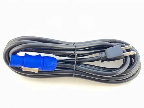 OMNIHIL [UL] 15 Foot Long Professional Grade Compatible Edison (Male) to Power Cable Connector 14 AWG Compatible with Chauvet DJ Intimidator Hybrid 140SR 140W Discharge Lamp Moving-Head Wash/Spot
