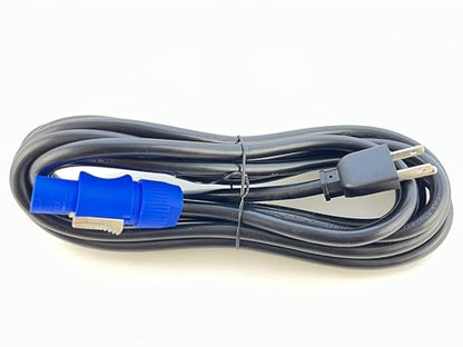 OMNIHIL [UL] 15 Foot Long Professional Grade Compatible Edison (Male) to Power Cable Connector 14 AWG Compatible with Chauvet DJ Intimidator Hybrid 140SR 140W Discharge Lamp Moving-Head Wash/Spot