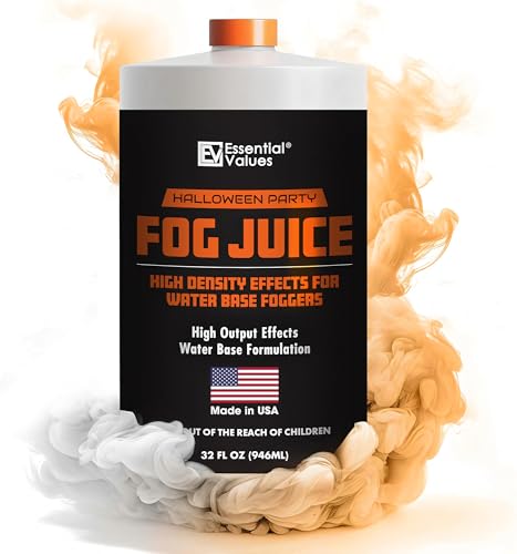 Fog Juice - Fog Machine Fluid | High Density (32 FL OZ / 1 Quart) Manufactured In USA – Perfect for 400 Watt to 1500 Fog Machines Produces Long Lasting High Density Fog for Water Based Foggers - size: 32 fl oz - High Density