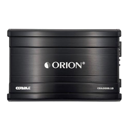 Orion Cobalt CBA3000.1D Monoblock 1-Channel Class D Amplifier for Car Subwoofer, 3000W Max, 800W RMS, 1/2/4 Ohm Stable, Adjustable Low Pass with Bass Boost, MOSFET Power Supply, Bass Knob Included - color: GREY, style: 1-Channel - 3000 Watts