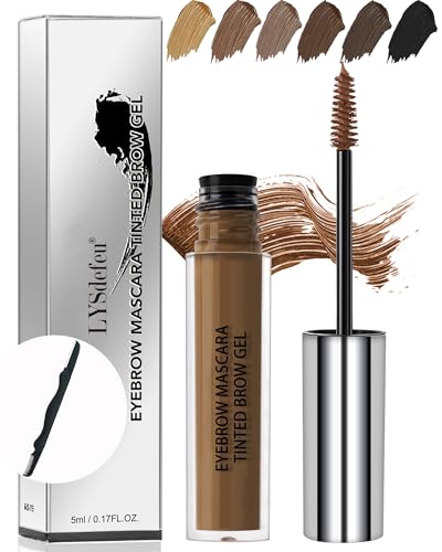 Auburn Eyebrow Gel Tinting Kit, Waterproof Eye Brow Stain Mascara for Women | Long Lasting,Tinted Eyebrow Dye with Razor, Fill & Sculpt Full Brows,Cover White Hairs,Thanksgiving,Christmas, Eye Makeup - color: 02# Auburn