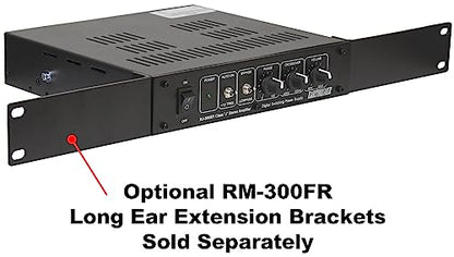 Earthquake Sound XJ-300ST Home Audio 300W Class J Stereo Modular Power Amplifier - Mono, 2, and 2.1 Channel for Passive Speakers, Subwoofers, and Tactile Transducers
