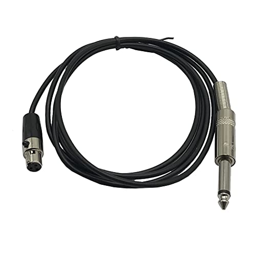 Seadream Mini XLR Female to 6.35mm Male Cable;1/4" inch Mono Male to 3 Pin Mini XLR Female Cord Audio Cable Compatible with AKG Headphones/Zoom f8, Pro Lapel Mic, Pioneer HDJ-2000 Headphones 3.3Ft