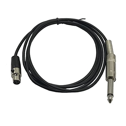 Seadream Mini XLR Female to 6.35mm Male Cable;1/4" inch Mono Male to 3 Pin Mini XLR Female Cord Audio Cable Compatible with AKG Headphones/Zoom f8, Pro Lapel Mic, Pioneer HDJ-2000 Headphones 3.3Ft