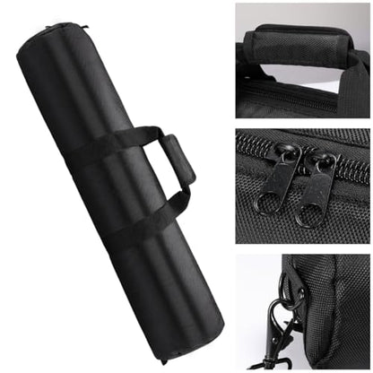 24x5x5 inch/60x13x13cm Tripod Carrying Case Heavy Duty Oxford Photographic Package Bag with Shoulder Strap Padded for Light Stand, Tripods, Monopods, Umbrellas, Softbox, Boom Stands - size: 24x5x5 inch