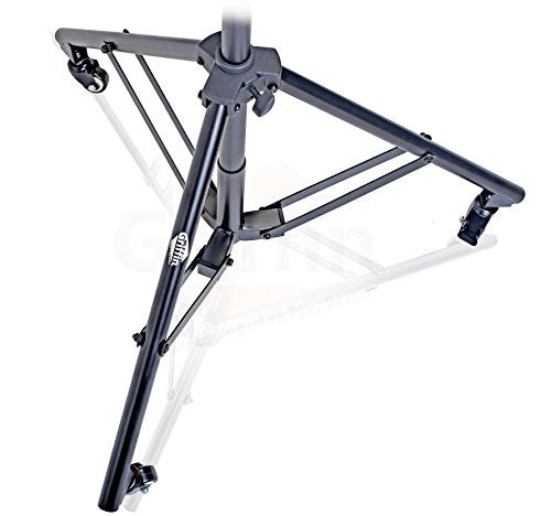 GRIFFIN 11FT Tall Rolling Mic Boom Stand (Extended XHeight Edition) with Telescopic Arm & Tripod Base – Studio Microphone Wheeled Stand for Overhead Drums, Choir, Vocal Recording - size: 1 Pack