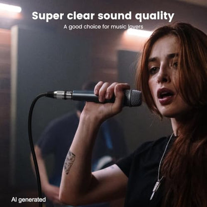 MOSWAG TRS to XLR 1/4 Inch to XLR Female 6.35mm TRS Jack Instrument Cable | XLR Female to 1/4 Mic Speaker Cord 10M/32.8FT for Speaker Amp Audio Sound Consoles Studio Recording Live Performance - size: 32.8 ft