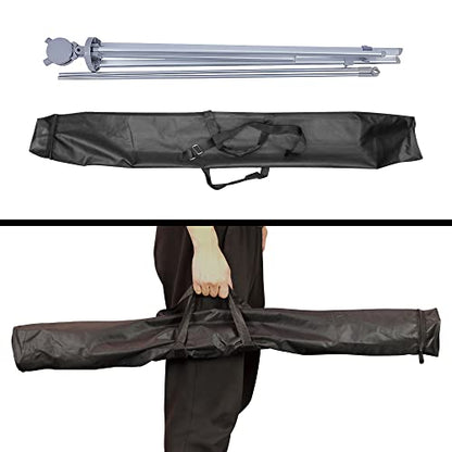 Anley Adjustable X Banner Stand with Travel Bag - Fits Any Banner Size from 23" X 63" to 35" X 78" - Portable Retractable Stand for Business, Trade Shows, Events, and Displays (Banner Not Included)