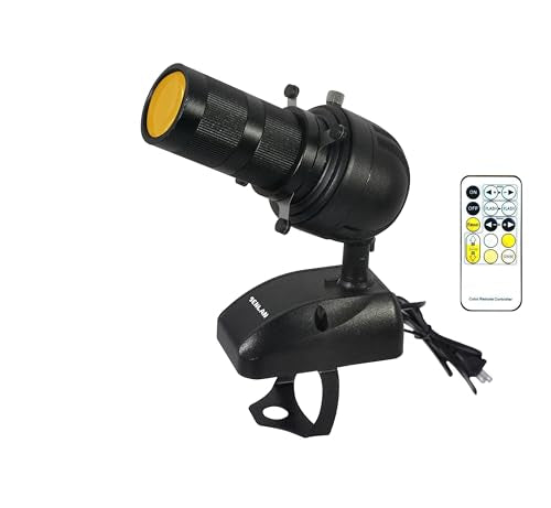 GOBO Light/Gallerylight,pinspot by manually Beam Angle and Focus,Shapeable spot Light for Gallery,muserm,Concert,Stage