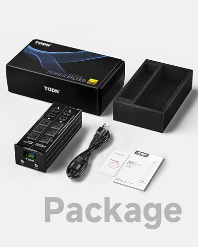 TODN Power Conditioner for Electronic Equipment - CE-EMC/LVD Certified | Clean up Power/Noise Reduction/Surge Protection/Improved Performance - N9000 - size: PC-N9000-Ultra