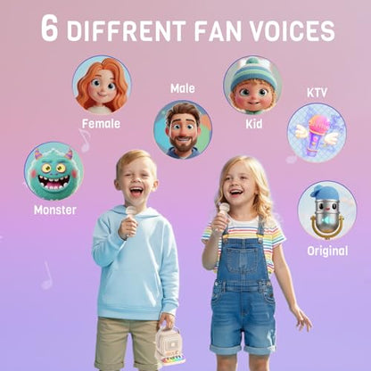 Mini Karaoke Machine with Colorful 7 Piano Keys,Top Christmas Birthday Gifts for 3 4 5 6 7 8 9 10 11 12+ Years Old, Portable Bluetooth Speaker with Wireless Microphone,Boys and Girls Gift-Beige - color: C60-Beige