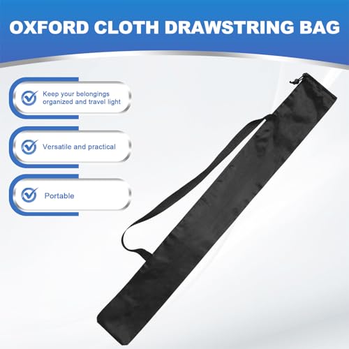 PATIKIL 34 x 4 Inch Tripod Carrying Case, 2 Pack Camera Tripod Carrying Bags Oxford Cloth Padded Bag for Camera Gear Mic Light Stand Sheet Music Photography Accessories, Black - size: 34 x 4 Inch