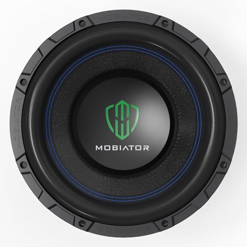 MOBIATOR-12 Inch Car Subwoofer 2000W Max 500W RMS, Dual Magnets(135Oz), 3 Inch Black Voice Coil, Dual Spider, 4 Ohm Heavy Gauge, Easy to Install, Black-S324 (MB-S324)