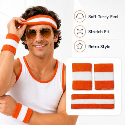 COUVER Jackie Moon Semi Pro Halloween Costume Accessories Set | Retro 70s Basketball Outfit, Whole Set - color: One Tube Socks Only
