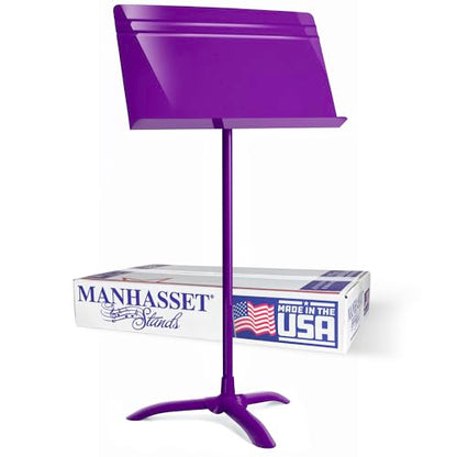 Manhasset 48 Symphony Music Stand for Sheet Music - Model 4801PUR - color: Purple, Glossy, size: Pack of 1