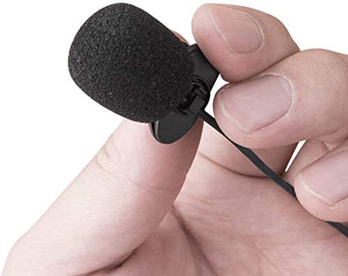 AKindle Mini lavalier Lapel Tie Clip-on 3.5mm Jack Condenser Collar Microphone for Belt Pack Mic System,Voice Amplifier,Teachers, Speakers,Coaches,Presentations,Tour Guides