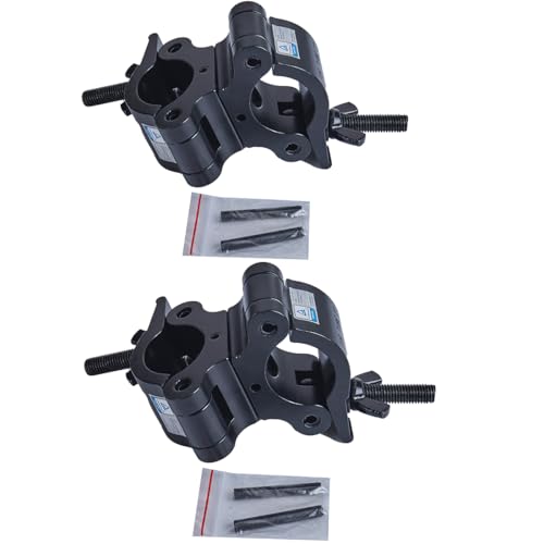 Fits 2″ Tube Black Aluminum Swivel Truss clamp For Truss Pipes - color: Black