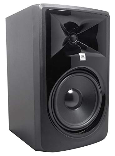 JBL Professional 308P MkII 8-Inch, 2-Way, Powered, Active Monitor Speaker for Near Field Music Production, Studio Monitor, Desktop Computer, Hi-Fi Audio. Sold individually, Black - style: 308P single