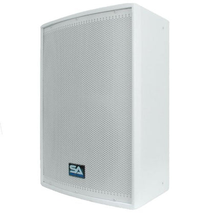 Seismic Audio - 30.5cm(12인치) 화이트 처치 PA/DJ 스피커 한 쌍 - 화이트 텍스처 페인트 모니터 - size: Pair
