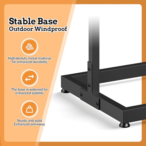 Sign Holder Floor Stand, 18x24 Inch Heavy Duty Pedestal Poster Banner Stand for Display, Metal Floor Standing Display - Double Sided Poster Stand for Business, Office, Trade Show, Mall Advertising