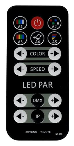 Rockville RockPAR TRI White LED RGB Compact Par Can DJ Wash Light, 2-Pack | Remote Included, Sound Activated, Strobe, Color Mixing, Daisy Chain, 12 Tri-Color LEDs, 7 DMX Channels, 16.7 Million Colors