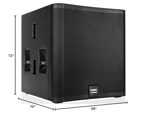 QSC E118SWBK 18" 800 Watt Passive Subwoofer Black