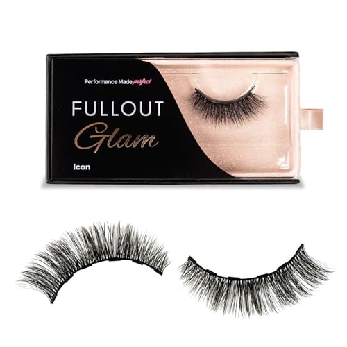 Full Out Glam ICON Magnetic Lashes, Full Volume Look, One Set - color: ICON