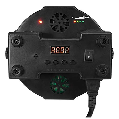 Rockville Battery PAR 50 Rechargeable LED DMX DJ Club Wash Up-Light, 4-Pack | Wireless Remote, 8-10 Hour Battery, 18x1W RGB LED, 7 DMX Ch, Sound Activated, 25 Degree Beam, Fan Cooled, Black