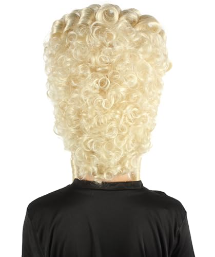 HPO Adult Women's Baroque French Revolution Queen Marry Wig Collection Blonde Color, Premium Breathable Capless Cap (Blonde) - color: Blonde