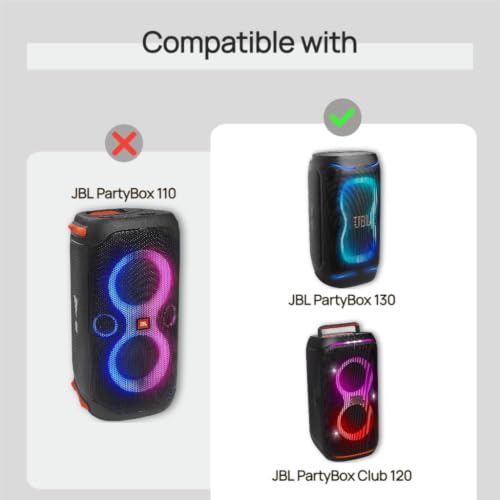 JBL PartyBox Club 120 Backpack Speaker Cover Compatible with JBL PartyBox 120（2024），Portable Speaker Carry Case(Bag Only)