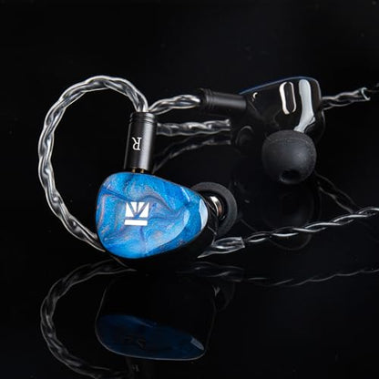 KBEAR KB02 in Ear Monitor Headphones Wired Earbuds HiFi IEM with 2PIN IEM Cable in Ears Earphones Gaming Earphones for Musicians Singers Audiophiles Guitarist