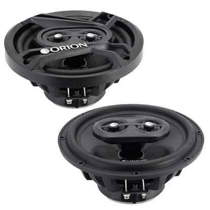 ORION Cobalt CB653 6.5" 3-Way Coaxial Car Speakers, 240W Pair | 3-Way Full Range Audio, Polypropylene Cone, Butyl Rubber Surround, Enhanced Bass - style: 6.5" 240 Watts