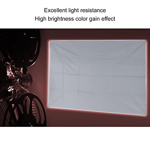 Projector Screen High Definition 4K Anti‑Light Foldable Portable Movies Screen for Home Theater Party Office Classroom Outdoor Indoor,Movie Projection Screen with inches