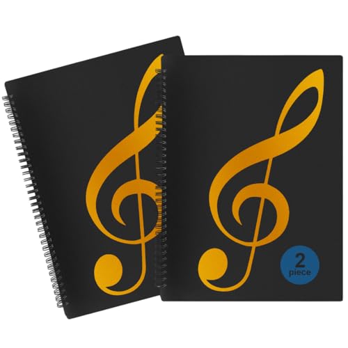 Sheet Music Folder, Sheet Music Page 40 Pages(2 Pack) - size: 2 Pack