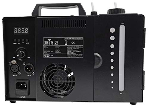 Audiosavings Bundle: Chauvet DJ Hurricane Haze 1DX Water-Based Haze Machine Bundle with Rockville BAG1200 Waterproof Travel Bag with Fluid Compartment and Empty Fluid Container (2 Items)