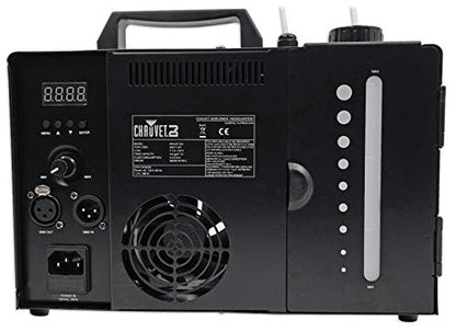 Audiosavings Bundle: Chauvet DJ Hurricane Haze 1DX Water-Based Haze Machine Bundle with Rockville BAG1200 Waterproof Travel Bag with Fluid Compartment and Empty Fluid Container (2 Items)
