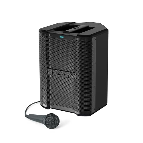 Ion Audio Trouper 100 - Battery Powered Portable Bluetooth Speaker with Rechargeable Battery, Multi-Channel Mixer and FM Radio, 100W (Renewed)