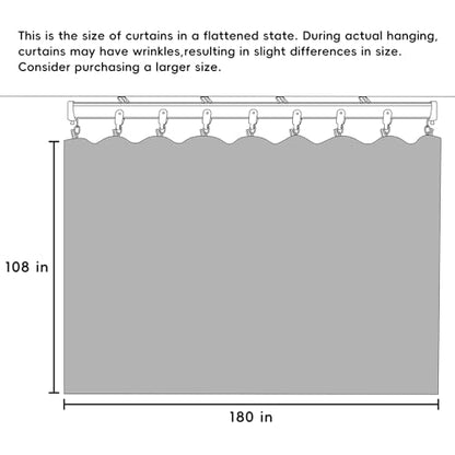 Room Divider Curtains Flexible Ceiling Tracks Set Curtain Track Ceiling Mount Blackout Curtain for Living Room Bedroom Ceiling Curtain Rod Privacy Dividers Panels W180 x H108 Black Drape & Black Rail - color: Curtain/Track-black, size: 180"W x 108"L (Pack