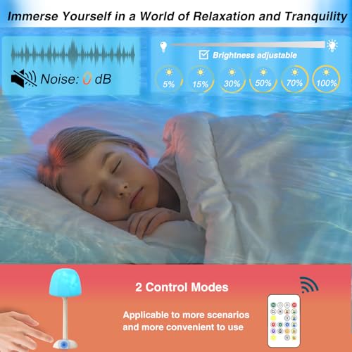 Shower Lamp Ocean Wave Projector Light - 2400mAh Battery Powered Water Ripple Projector Light Rechargeable Water Effect Shower Lights Waterproof for Bathroom Bedroom - style: Smooth Dome