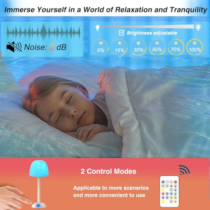Shower Lamp Ocean Wave Projector Light - 2400mAh Battery Powered Water Ripple Projector Light Rechargeable Water Effect Shower Lights Waterproof for Bathroom Bedroom - style: Smooth Dome
