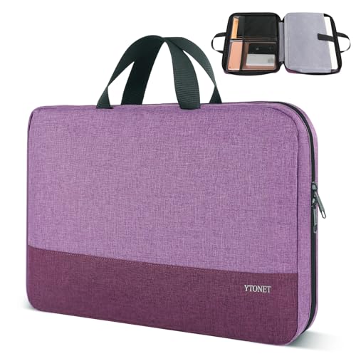 Ytonet Laptop Sleeve Case 16 inch, 15-15.6 Inch, Laptop Cover with Handle - color: Purple, size: 16 inch