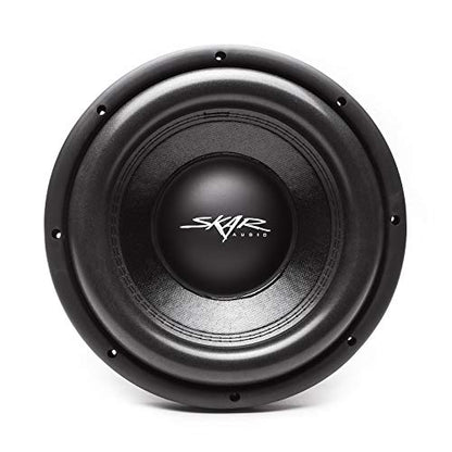 Skar Audio VD-10 D4 10" 800W Max Power Dual 4 Ohm Shallow Mount Car Subwoofer - size: 10" - Dual 4 Ohm
