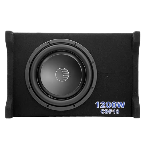 ORION CDF10 Cobalt 10" Passive Down-Firing Subwoofer Enclosure, 1200W Max | 1200W Max, 400W RMS, Down-Firing, Shallow Mount, Slim Sealed, Air-Tight - style: 10 Inch - 1200 Watts Passive