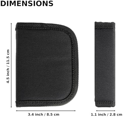 Military Survival Sewing Kit Portable Sewing Kit with Buttons for Men/Women | Small Repair Tools with Zipper Closure in Durable Nylon Case for Travel Field Emergency, Mini Pocket Travel Sewing Kit - color: Black