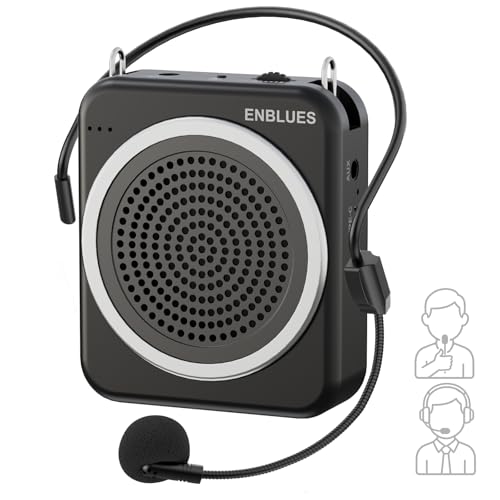 Voice Amplifier for Teachers with 2 Wired Microphones