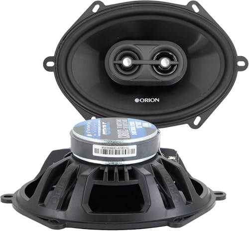 ORION Cobalt CB683 6x8 3-Way Coaxial Car Speakers, 280W Pair | 3-Way Full Range Audio, Polypropylene Cone, Butyl Rubber Surround, Enhanced Bass - style: 6x8" 280 Watts