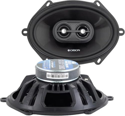 ORION Cobalt CB683 6x8 3-Way Coaxial Car Speakers, 280W Pair | 3-Way Full Range Audio, Polypropylene Cone, Butyl Rubber Surround, Enhanced Bass - style: 6x8" 280 Watts