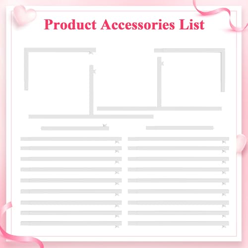Wokceer Square Wedding Arch Backdrop Stand White Metal Arch 7.2FT x 6.6FT - color: White, size: 7.2FT x 6.6FT