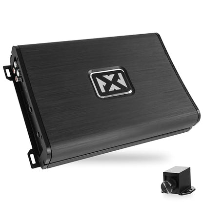 NVX VAD8402 v2 Model 2-Channel Class D Amplifier 1680W Peak, 840W RMS | 2/4-ohm Stable, High/Low Pass X-Over, Bass Boost, for Car/Truck/Marine/UTV/Motorcycle - style: 840W 2-Channel